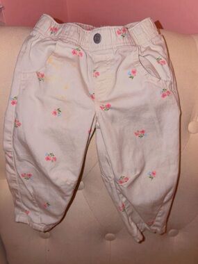 Printed Pull-On Barrel-Leg Pants for Toddler Girls